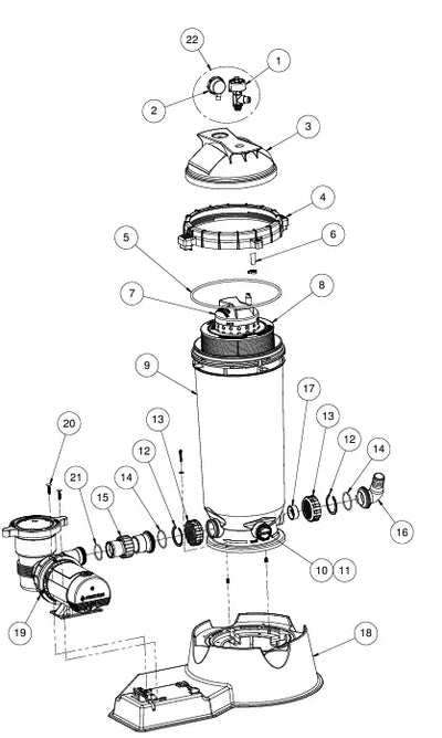 Pentair Clean Clear 200 Cartridge Filter