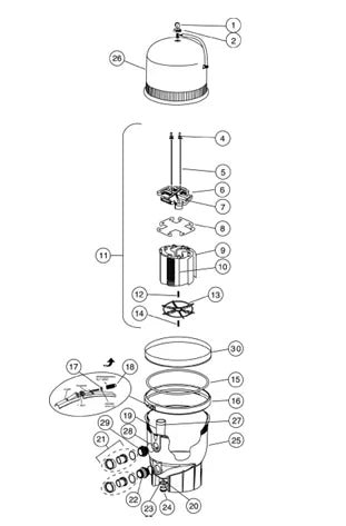 Pentair Quad D E Cartridge Style Filters 60