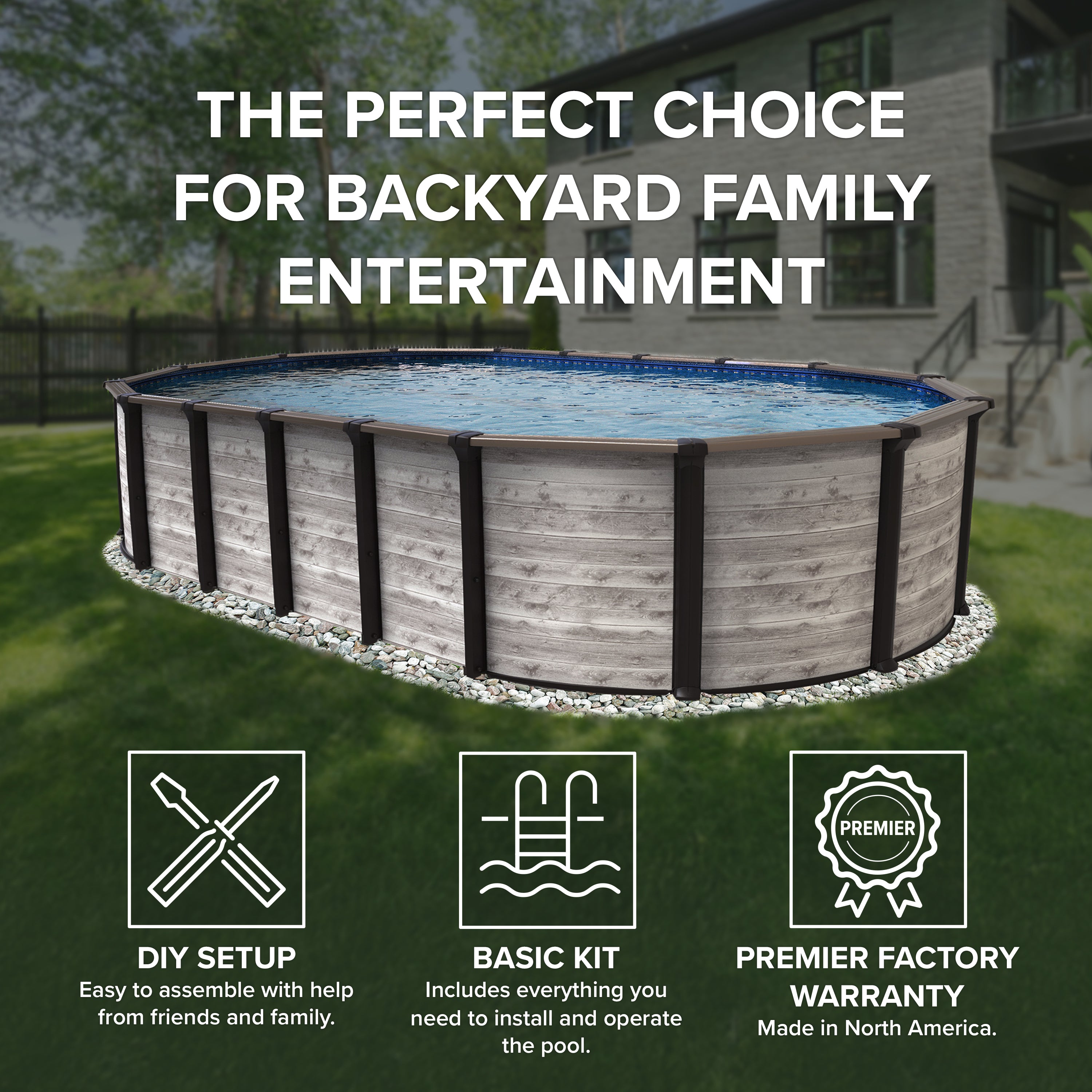 Costa Hollywood Oval 52" Pool Kit