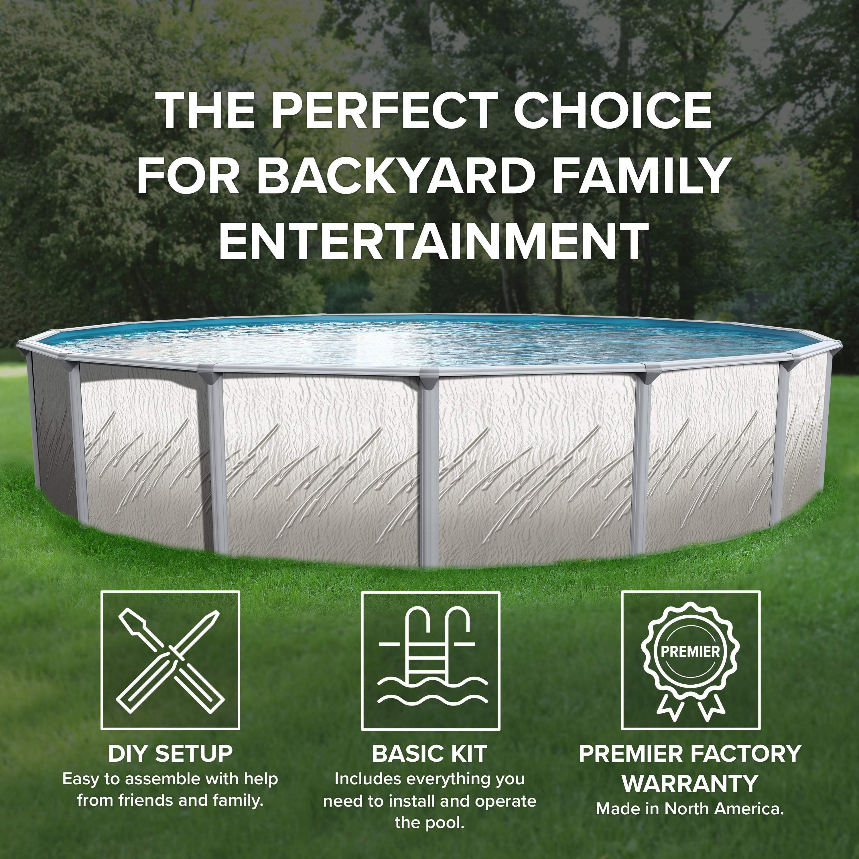 Pretium Round 52" Pool Kit