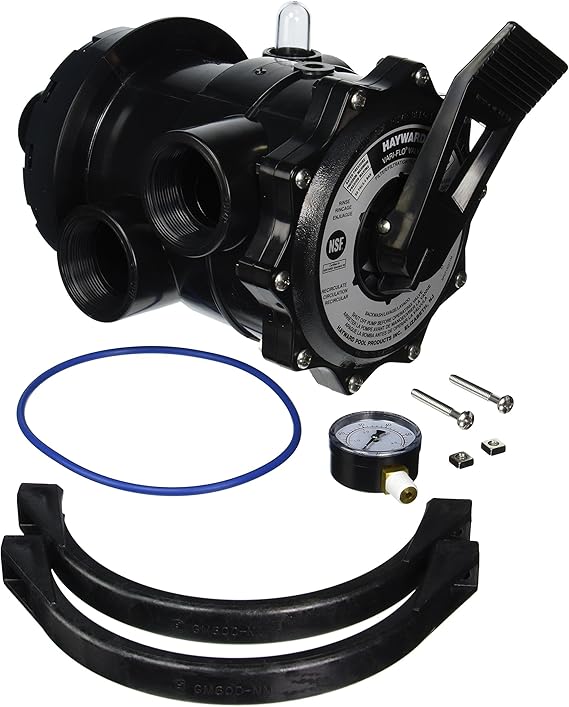 Hayward 2" Multiport Valve with Clamp - Hayward 22 Pro Series Top Mount Sand Filter With 1 6 | SP071620T