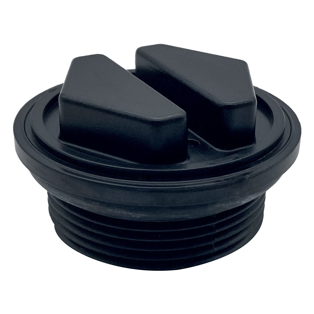 Pentair 1.5" MPT Black Drain Cap Plug with O-Ring - Pentair Clean And Clear Plus 520 Cartridge Filter | 86202000