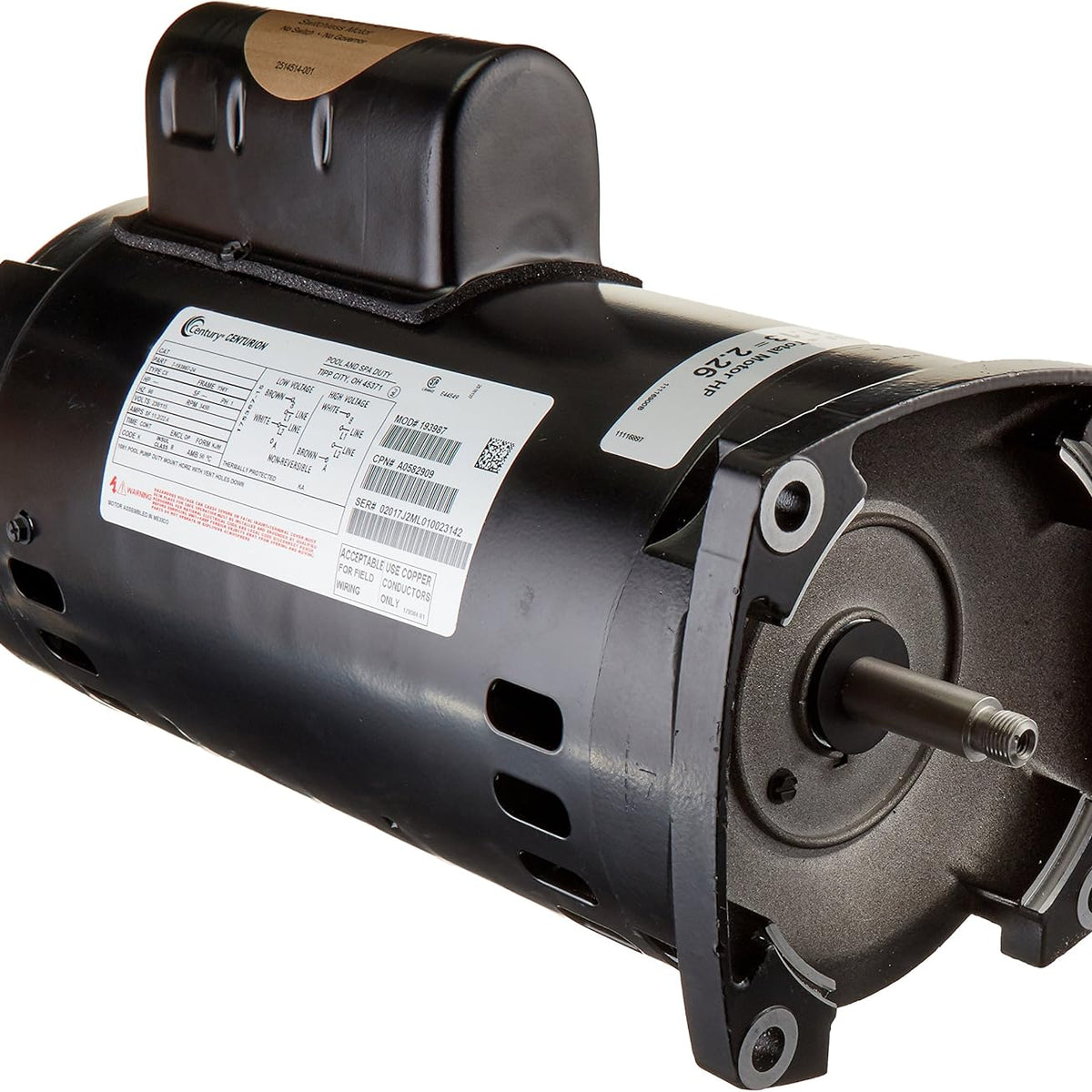 Jandy R0479313 2 HP Single-Speed Motor with Hardware – Flopro Fhpm