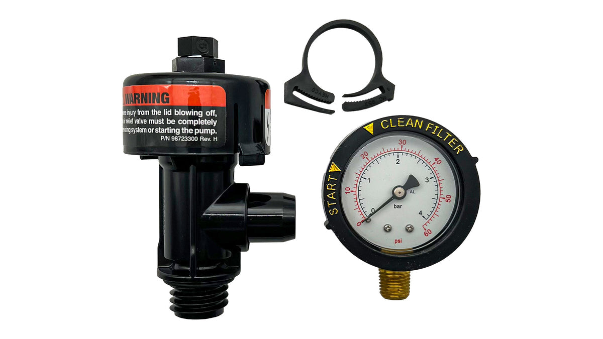 Pentair High Flow Manual Air Relief Valve - Pentair Clean And Clear Plus 420 Cartridge Filter | 98209800