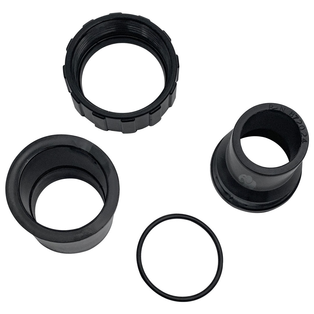 Pentair 1.5" x 2" Black Bulkhead Union Set - Pentair Clean Clear Plus Cartridge Filter 320| 98960311