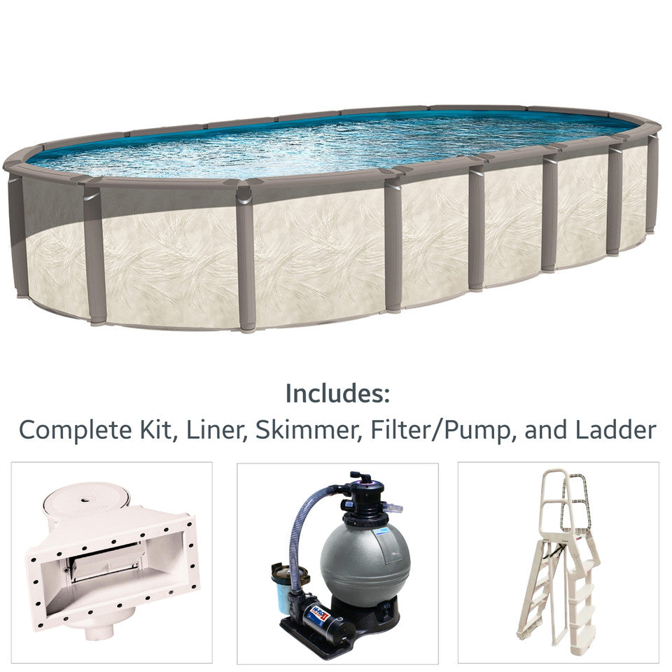 Azor / Falston Wall Oval Pool kit 54"