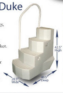 Merlin Industries "The Duke" Aqua Staircase For Above Ground Pools, 30124