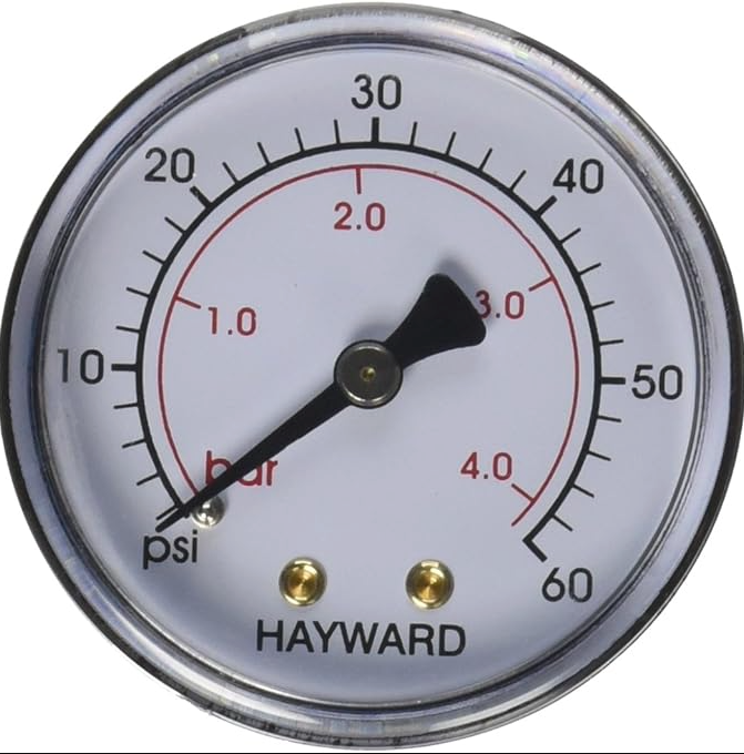 PRESSURE GAUGE (BOXED) - Hayward 50 Sq Ft Star Clear Cartridge Filter | ECX27091