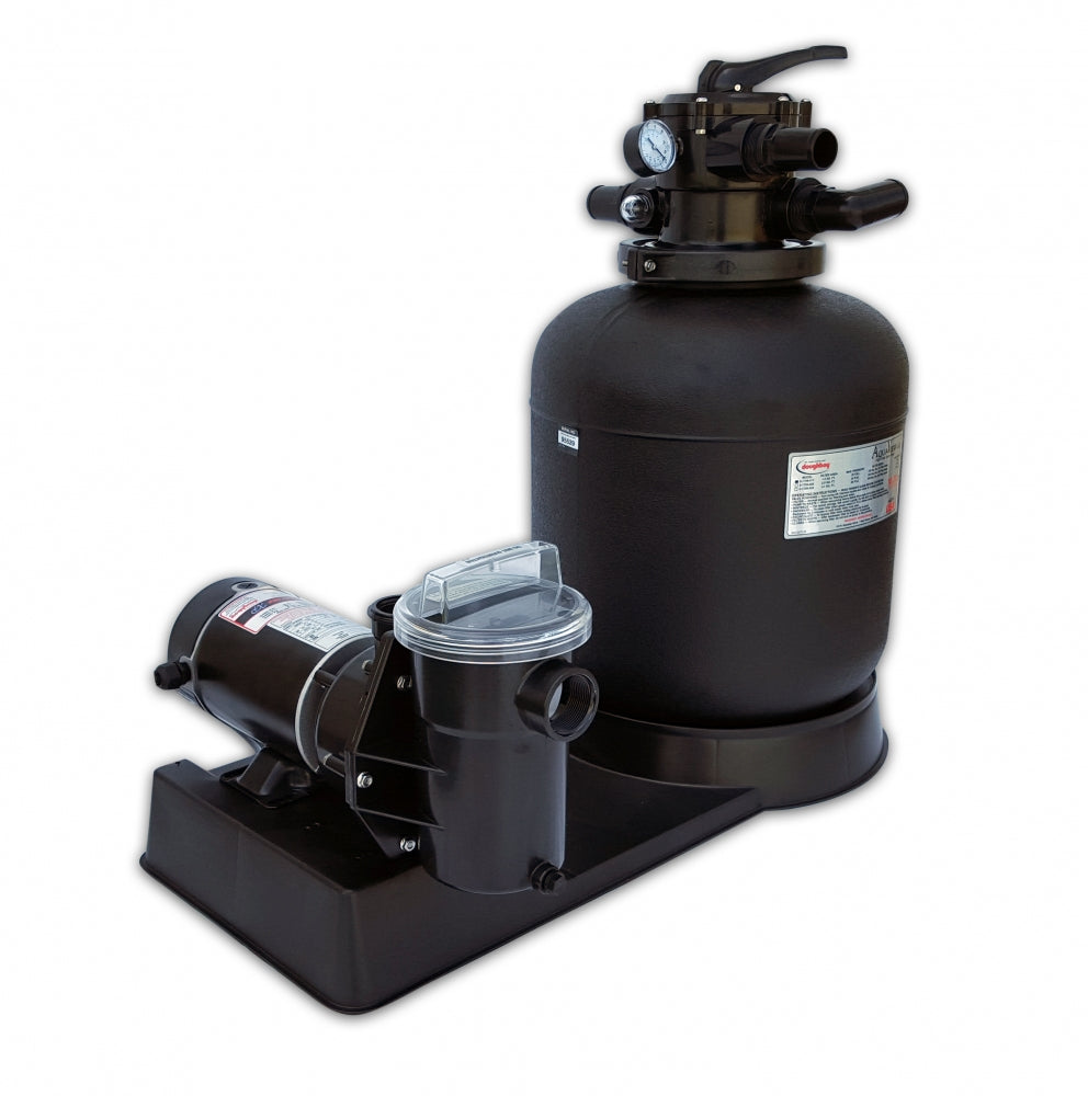 16" HIGH PERFORMANCE FILTER COMBO - WITH 1-1/2 HP PUMP