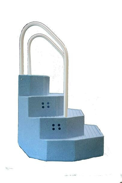 Merlin Industries "The King" Aqua Staircase For Above Ground Pools, 30125